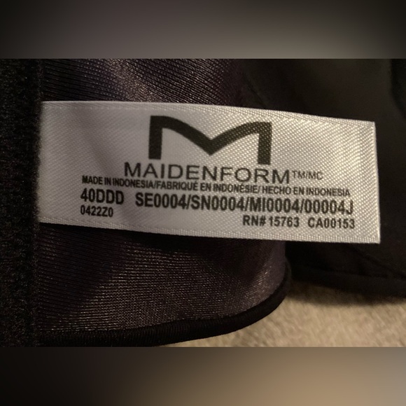 🥰Maidenform Strapless Bra - Black - Picture 4 of 7